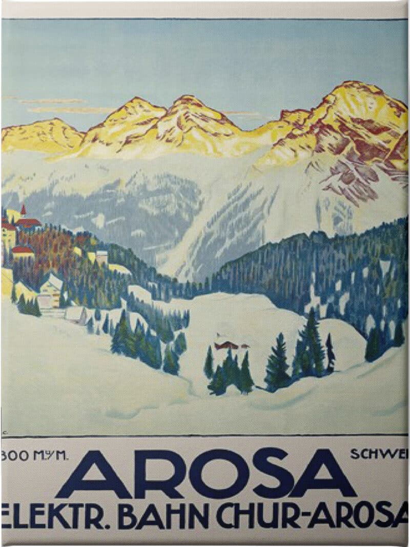 Arosa Emil Cardinaux - Unframed Canvas Unframed Canvas