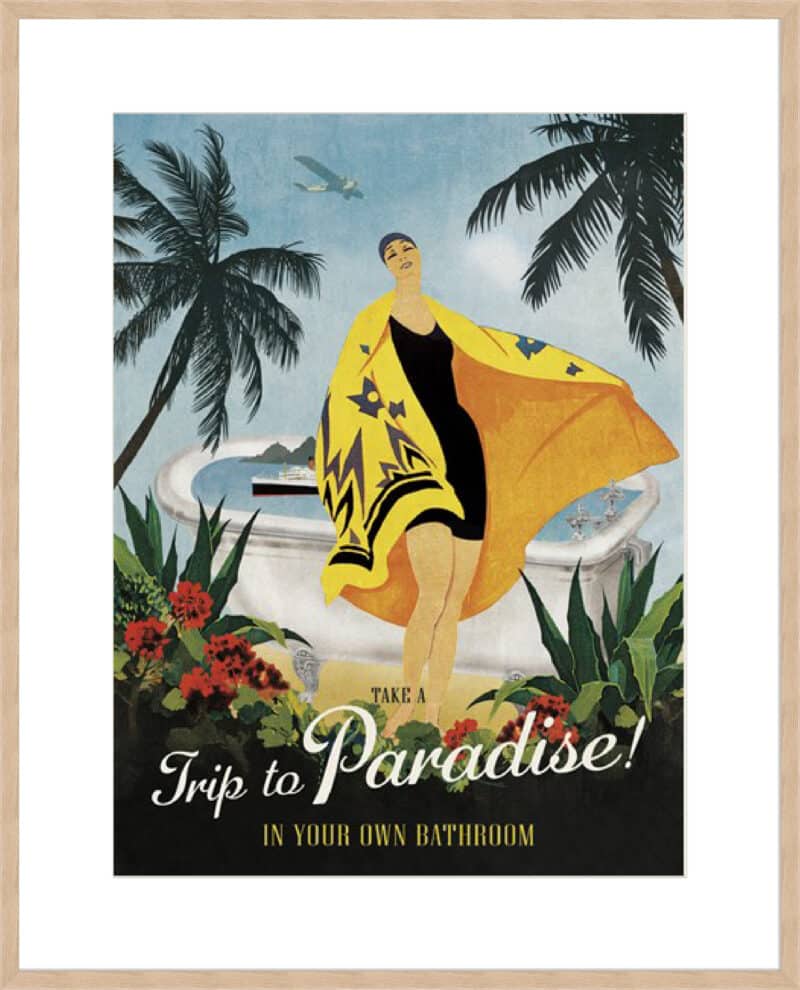 Bathroom Paradise - 10cm Mount Board Box Natural