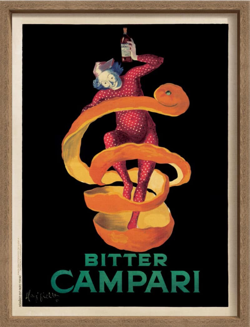 Bitter campari - Canvas on Board Coyote Oak Shelf