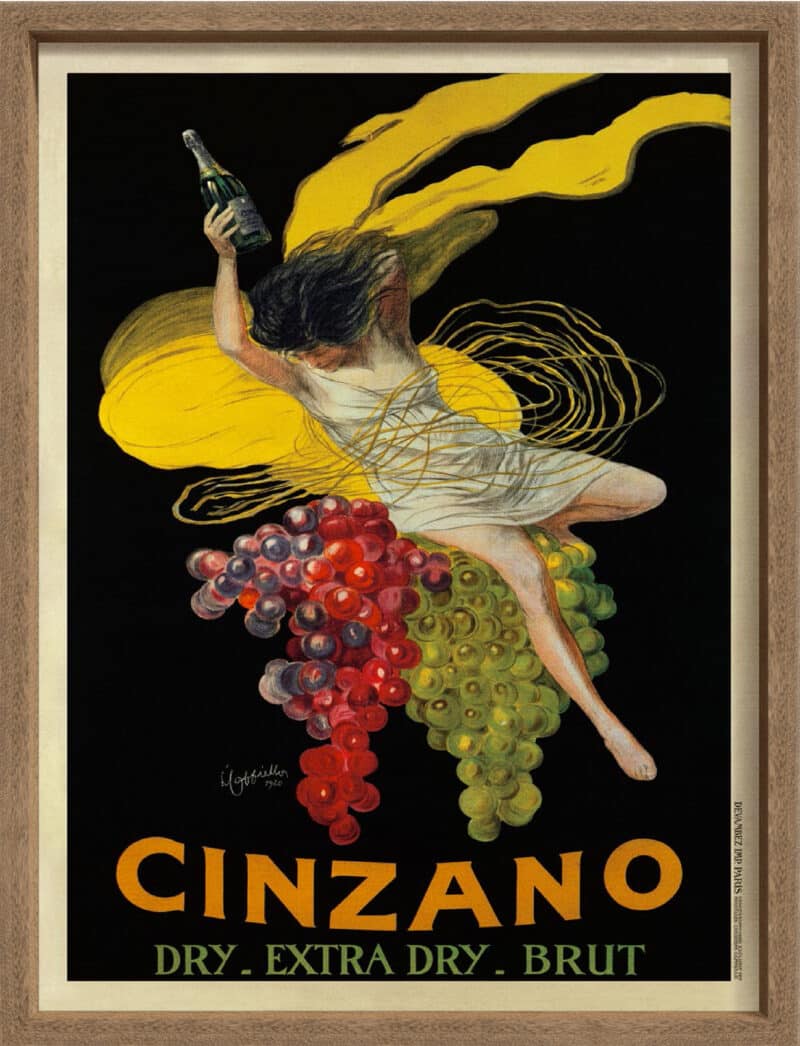 Cinzano 1920 - Canvas on Board Coyote Oak Shelf