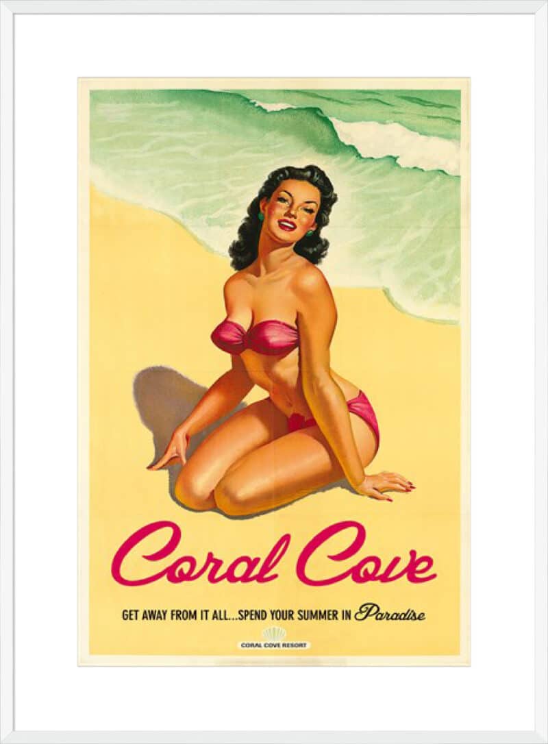 Coral Cove - 10cm Mount Board Box White