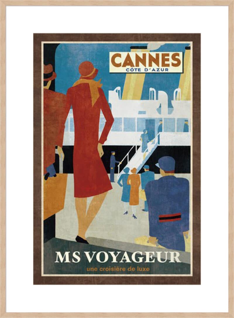 Cruise Cannes Collection Caprice - 10cm Mount Board Box Natural