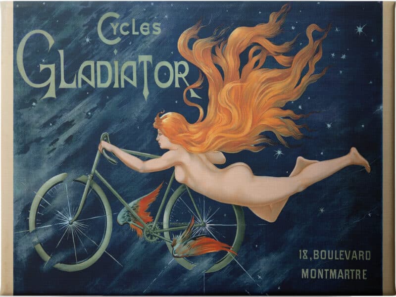 Cycles Gladiator 1895 - Unframed Canvas Unframed Canvas