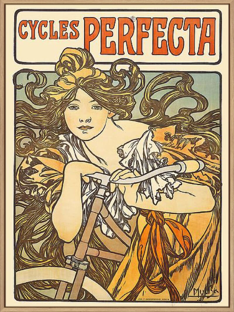 Cycles Perfecta, 1902 - Canvas Gallery Natural