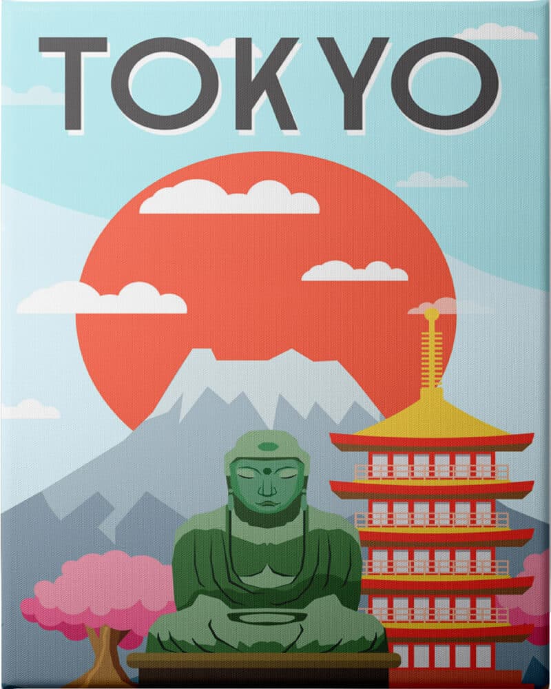 Destination Bora Bora - Unframed Canvas Unframed Canvas