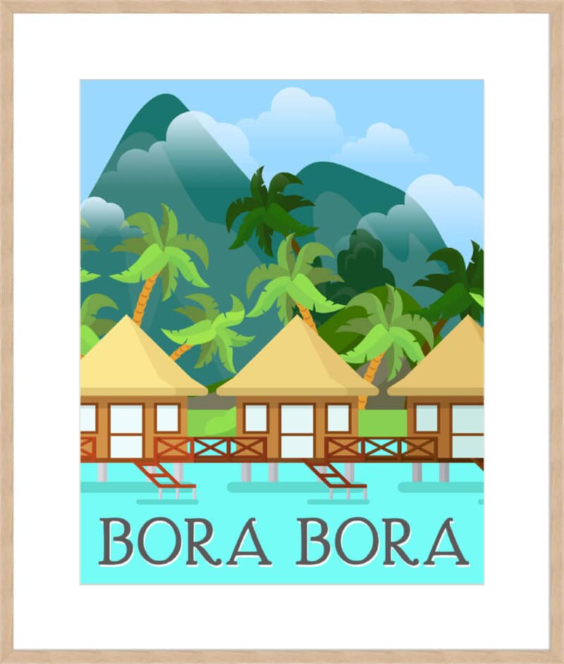 Destination Sydney - 10cm Mount Board Box Natural