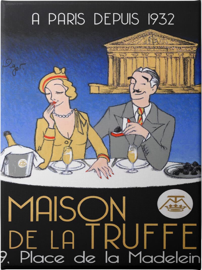 Diamant Noir - Unframed Canvas Unframed Canvas