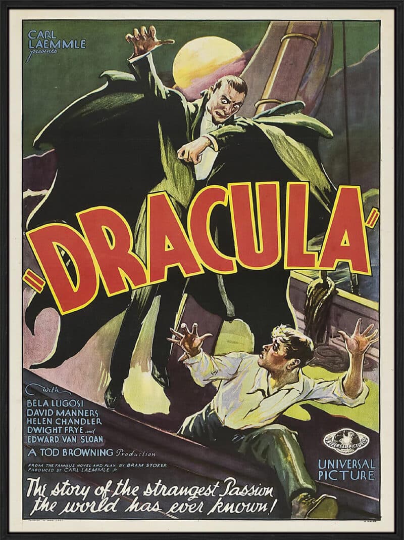 Dracula 1931 - Canvas Gallery Black