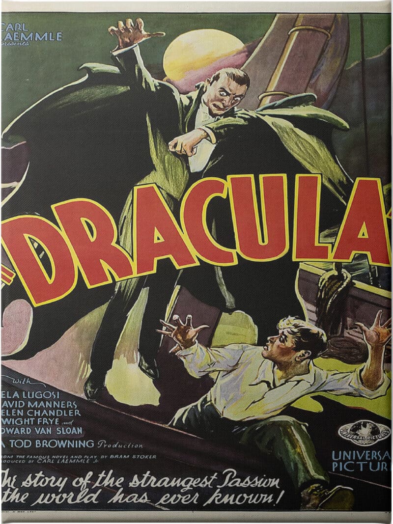 Dracula 1931 - Unframed Canvas Unframed Canvas