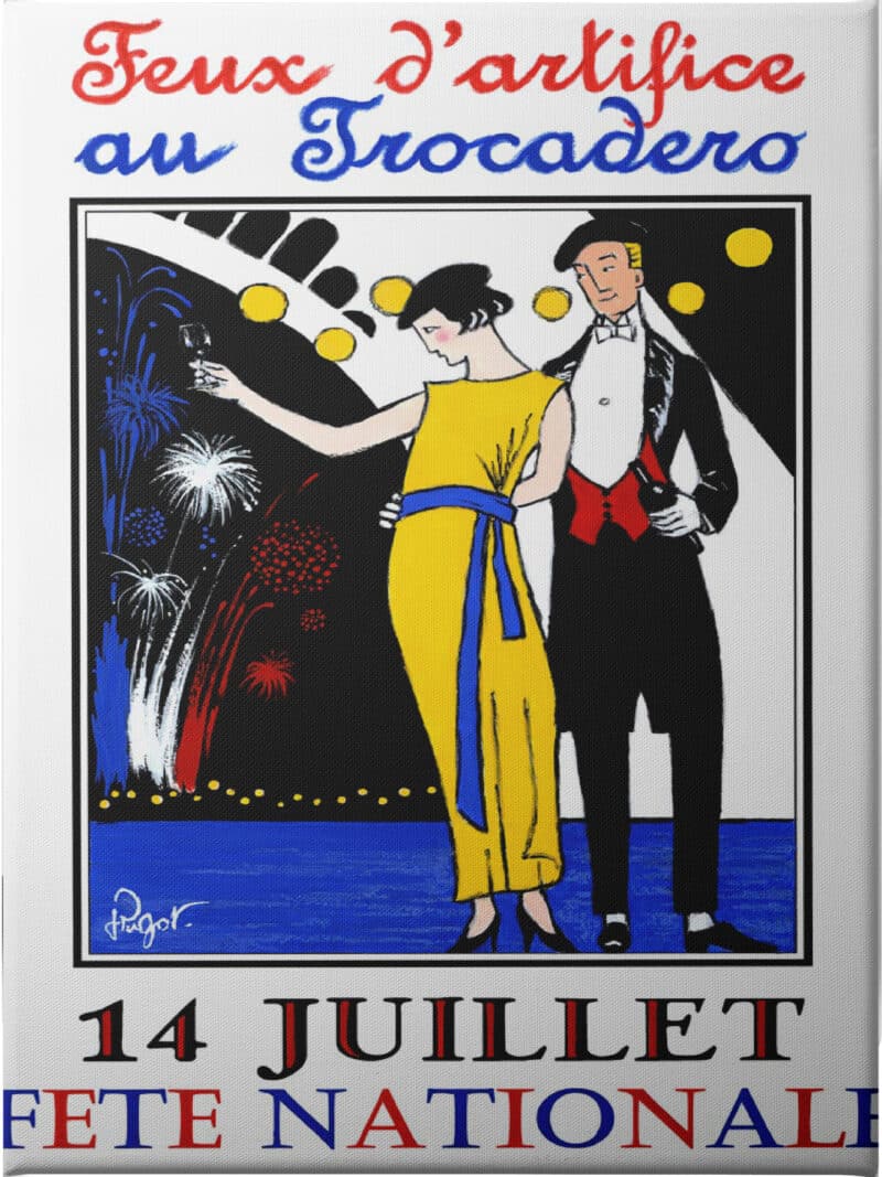 Feux D'artifice - Unframed Canvas Unframed Canvas