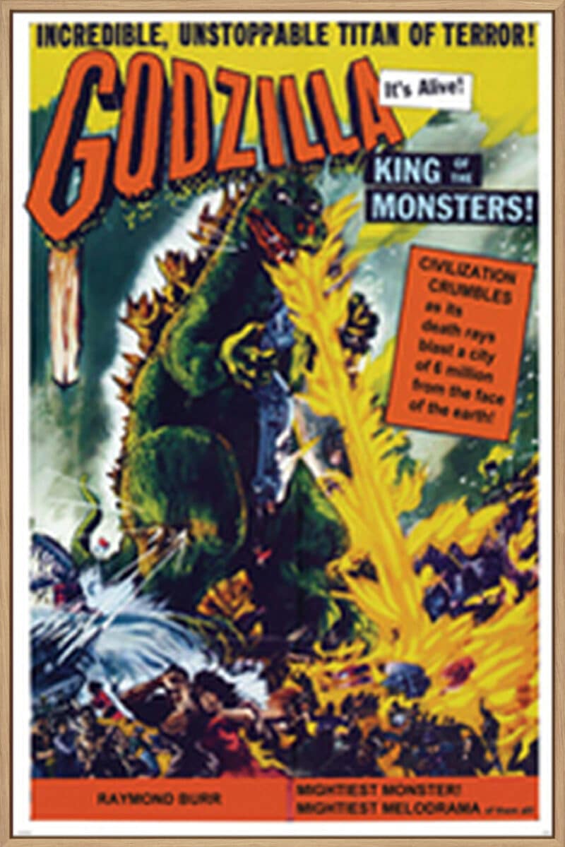 Godzilla - King of Monsters - Canvas Gallery Natural