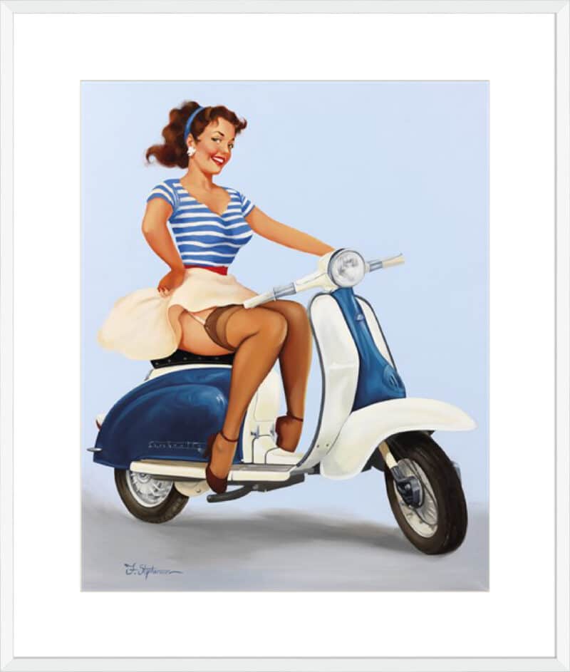 Going Places! - 10cm Mount Board Box White