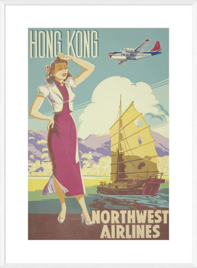 Hong Kong - 10cm Mount Board Box White