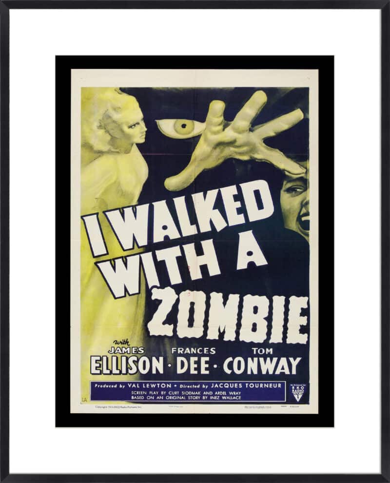 I Walked with a Zombie - 10cm Mount Board Box Black