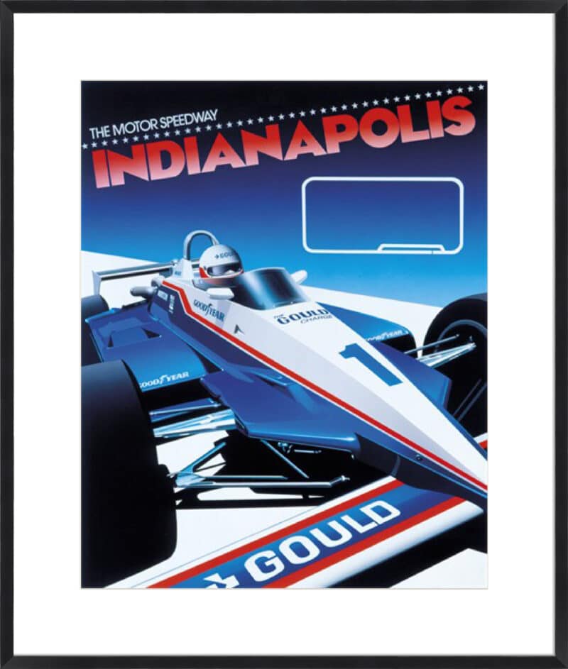 Indianapolis Gavin Macleod - 10cm Mount Board Box Black