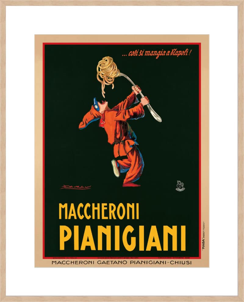 Maccheroni Pianigiani 1922 - 10cm Mount Board Box Natural