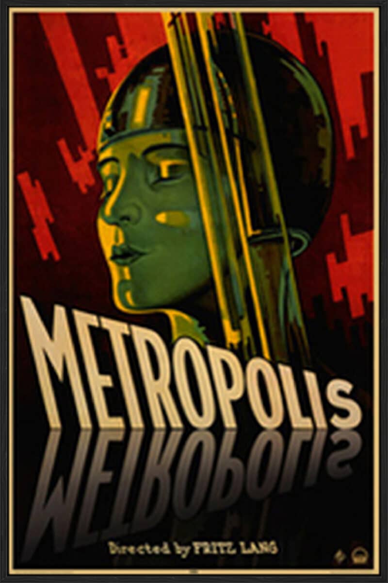 Metropolis - Canvas Gallery Black