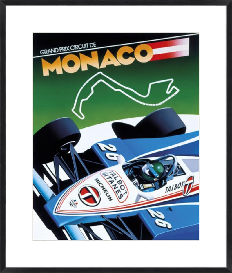 Monaco Gavin Macleod - 10cm Mount Board Box Black