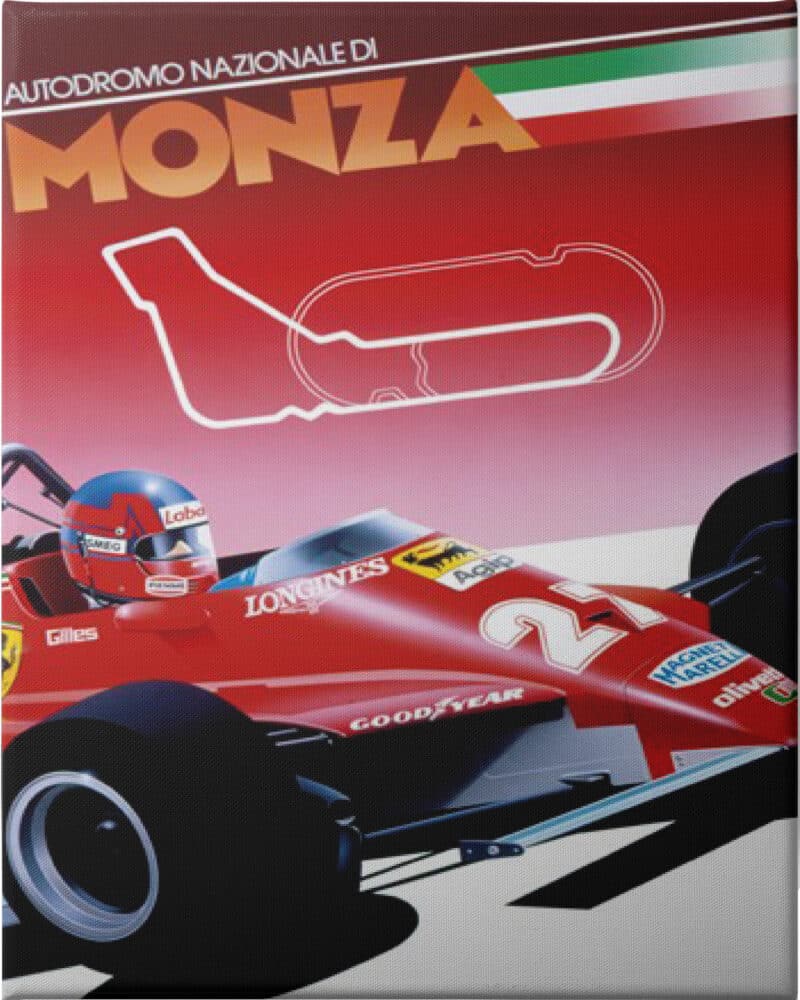 Monza Gavin Macleod - Unframed Canvas Unframed Canvas