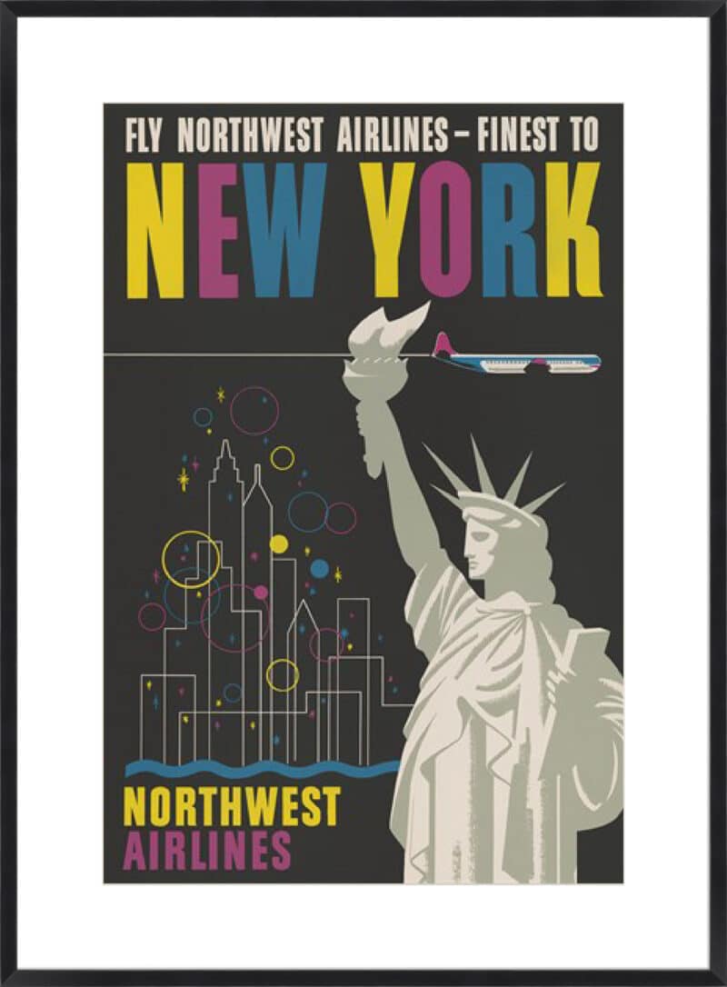 New York - 10cm Mount Board Box Black
