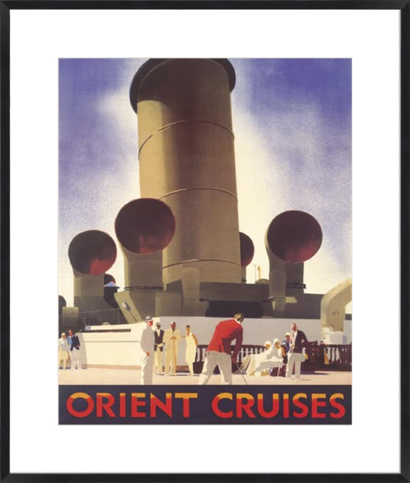 Orient Cruises Andrew Johnson - 10cm Mount Board Box Black