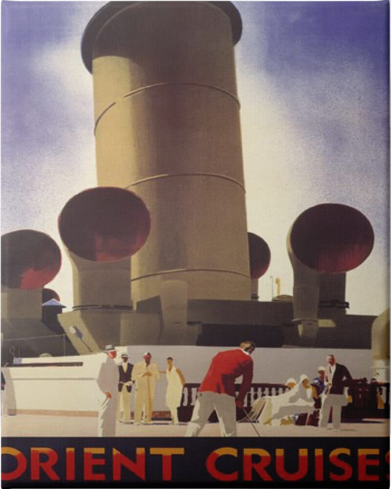 Orient Cruises Andrew Johnson - Unframed Canvas Unframed Canvas