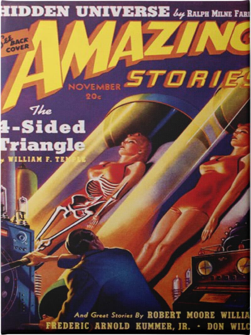 Out of this World I - Unframed Canvas Unframed Canvas