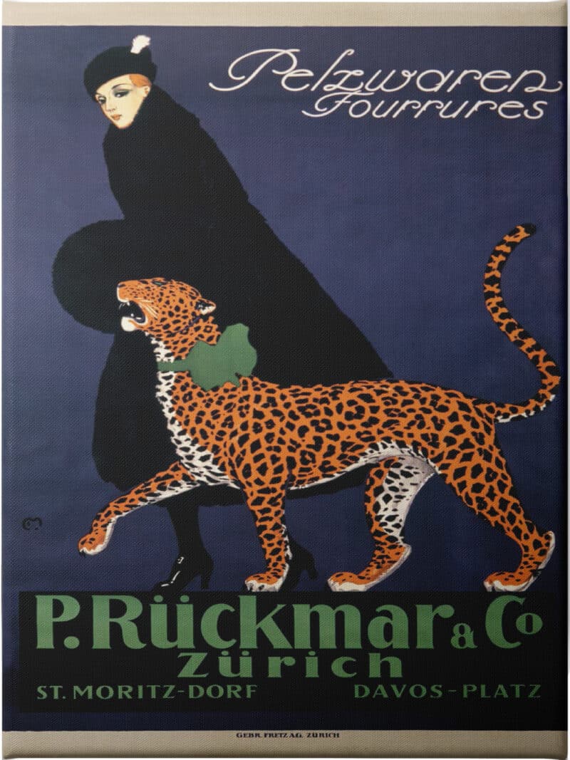 P.Rckmar 1910 - Unframed Canvas Unframed Canvas