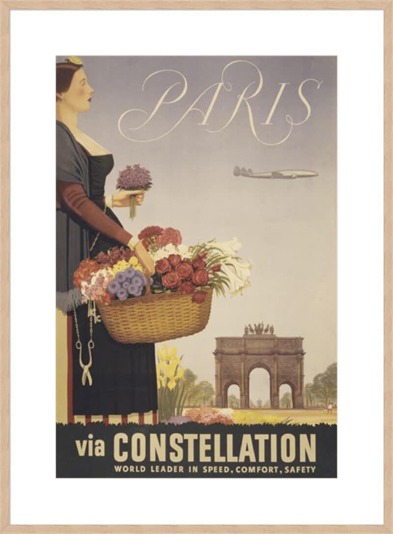 Paris - 10cm Mount Board Box Natural