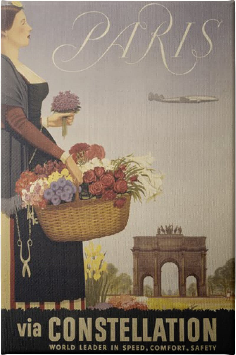 Paris - Unframed Canvas Unframed Canvas