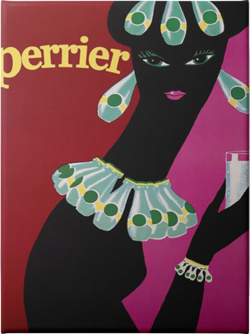 Perrier - Unframed Canvas Unframed Canvas