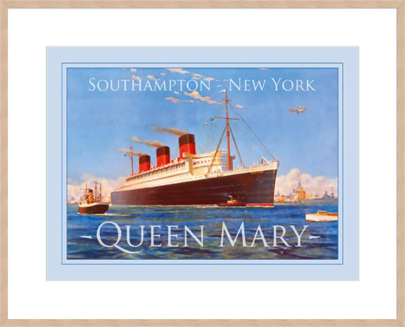 Queen Mary - 10cm Mount Board Box Natural