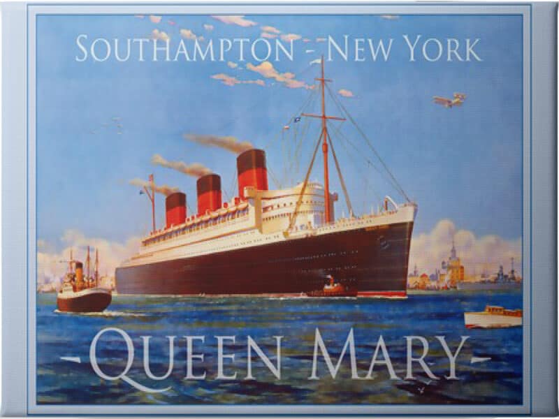 Queen Mary - Unframed Canvas Unframed Canvas