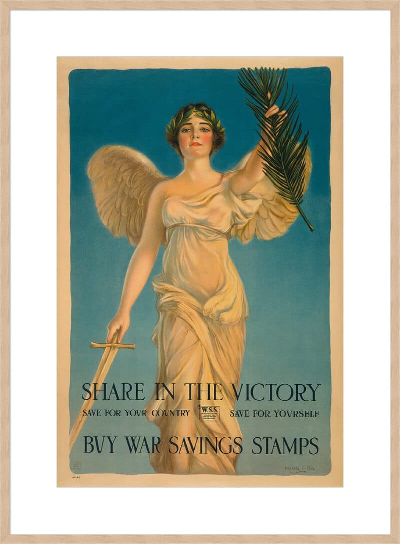 Share in the Victory - 10cm Mount Board Box Natural