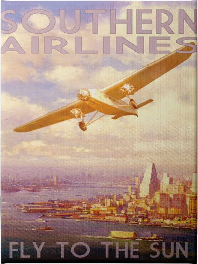 Southern Airlines - Unframed Canvas Unframed Canvas