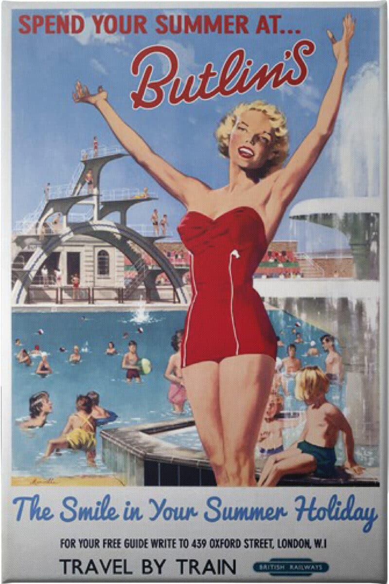 Summer Holiday II - Unframed Canvas Unframed Canvas