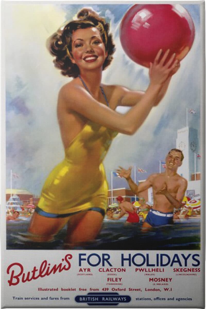 Summer Holiday I - Unframed Canvas Unframed Canvas