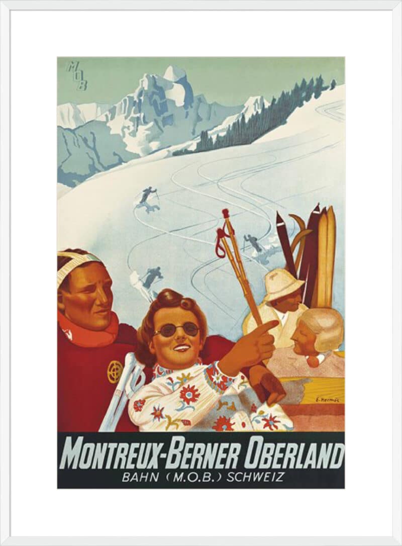 Switzerland - Alpine - 10cm Mount Board Box White