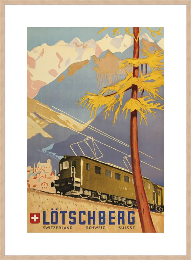 Switzerland - Travel - 10cm Mount Board Box Natural