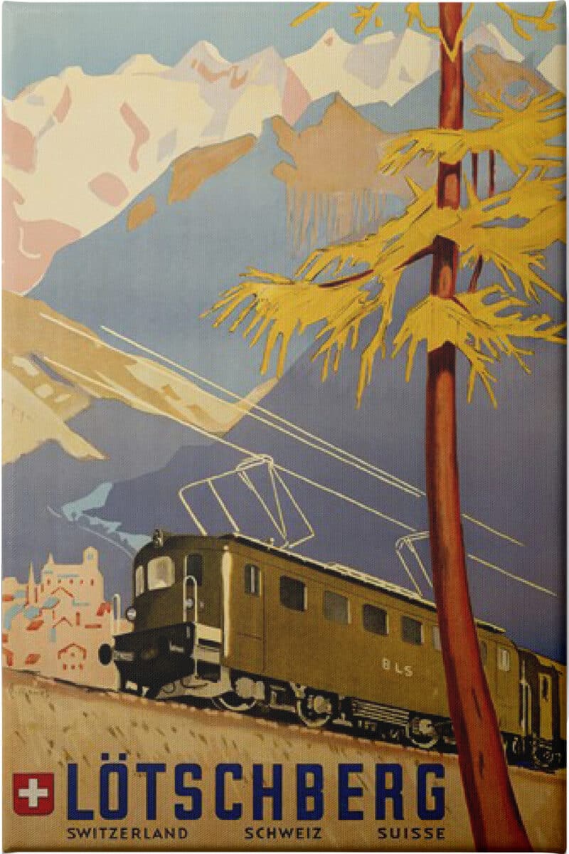 Switzerland - Travel - Unframed Canvas Unframed Canvas