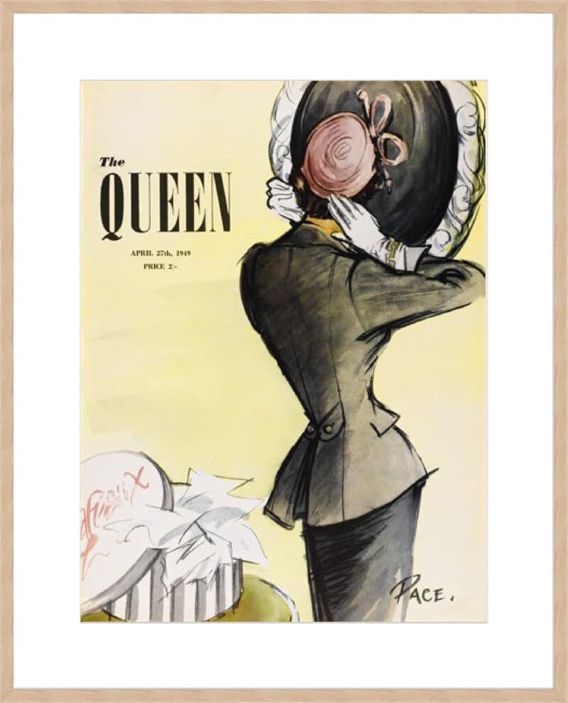 The Queen, April 1949 - 10cm Mount Board Box Natural