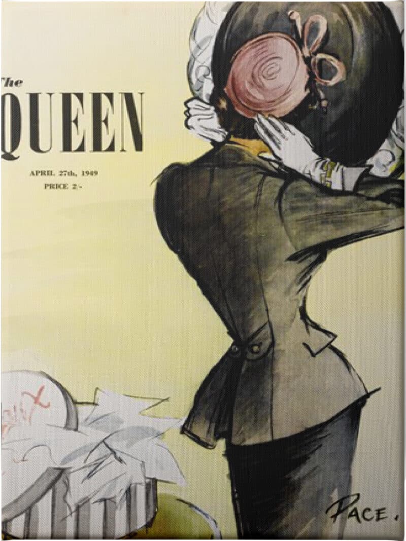 The Queen, April 1949 - Unframed Canvas Unframed Canvas