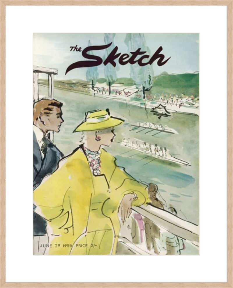 The Sketch, June 1955 - 10cm Mount Board Box Natural
