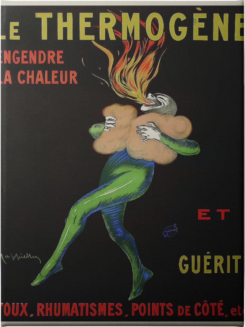 ThermogA'ne Warms You Up, 1909 - Unframed Canvas Unframed Canvas