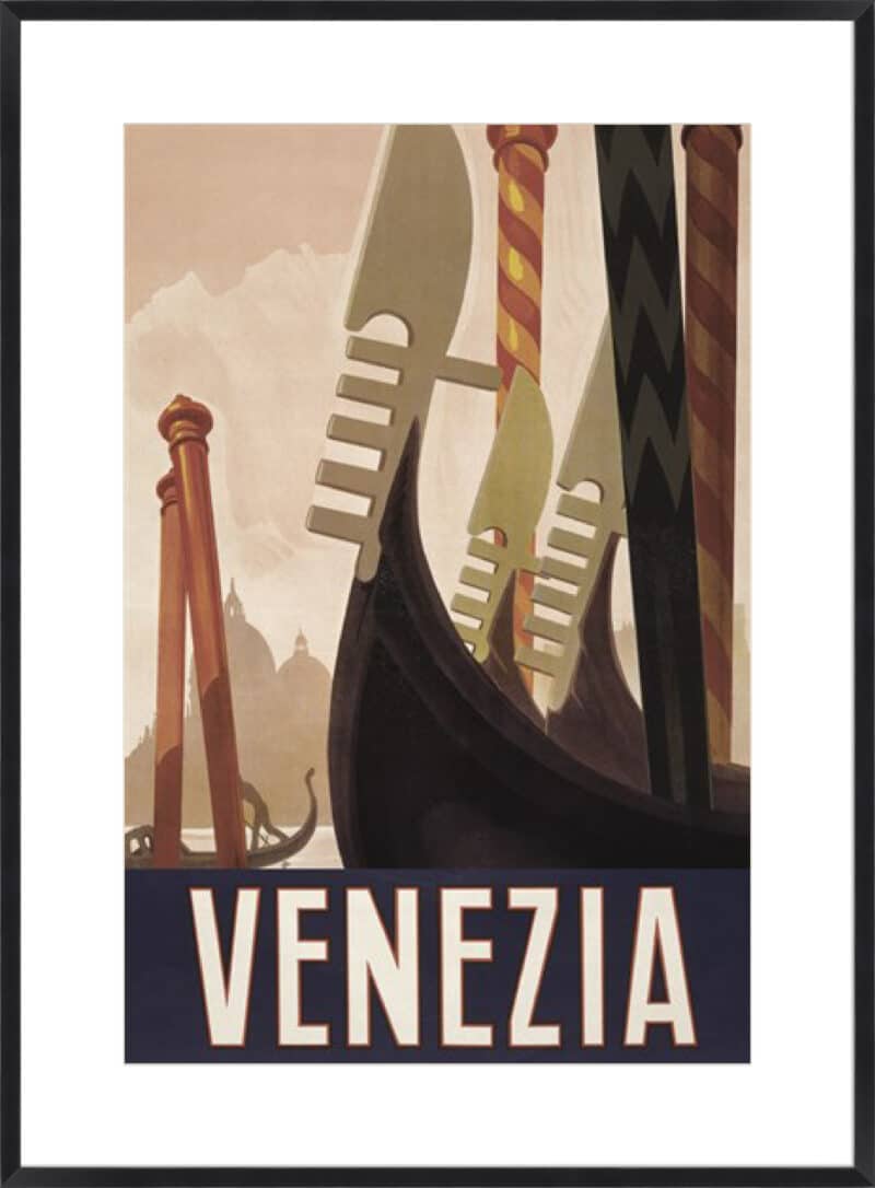 Venezia - 10cm Mount Board Box Black