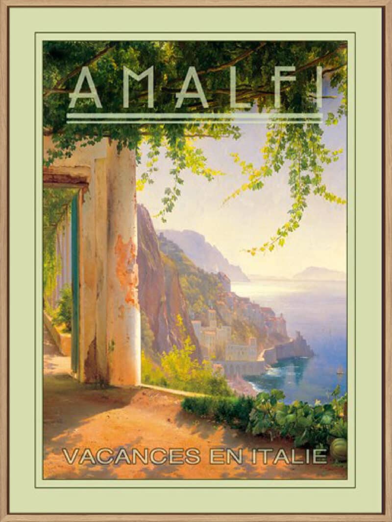 Vintage Amalfi - Canvas Gallery Natural