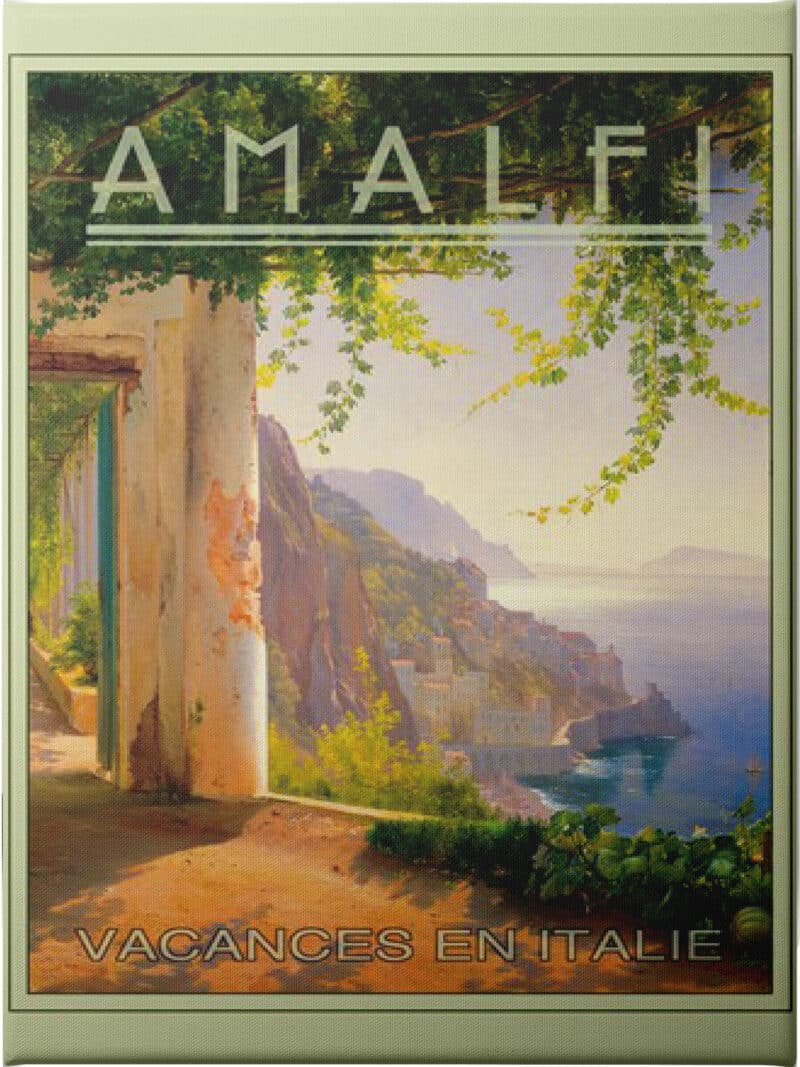 Vintage Amalfi - Unframed Canvas Unframed Canvas
