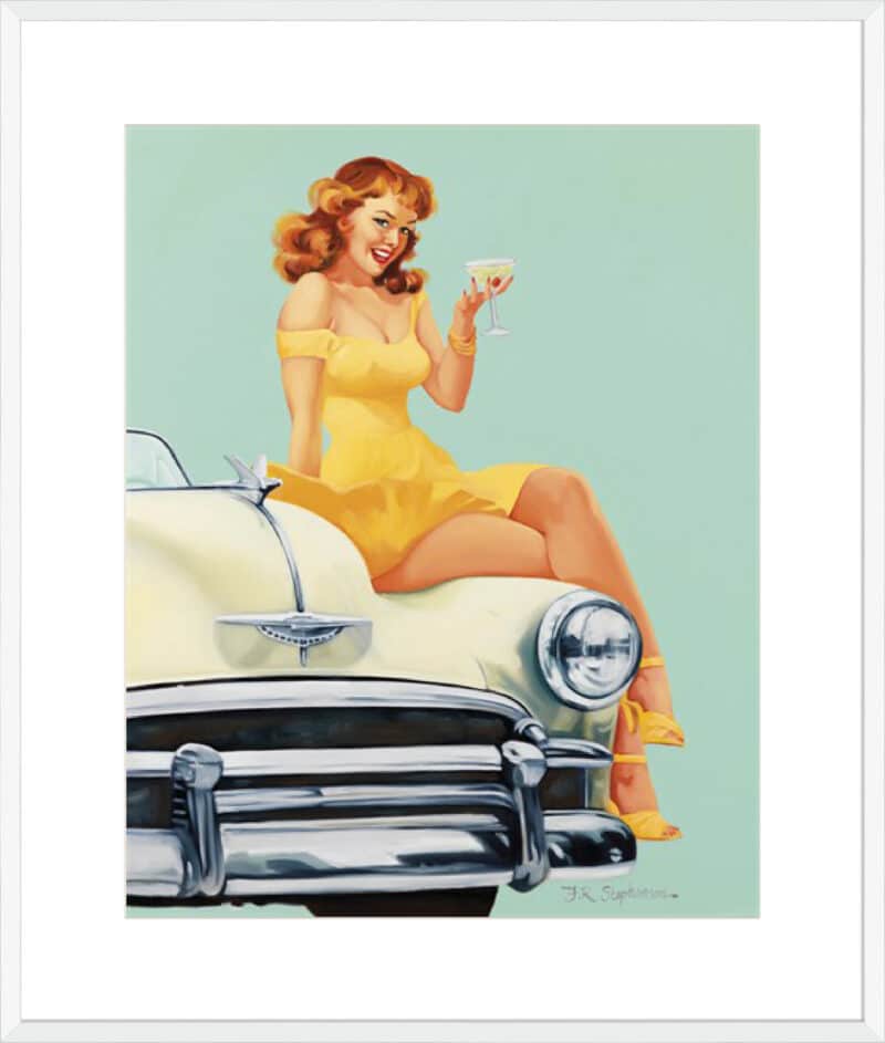 Bottoms Up! - 10cm Mount Board Box White