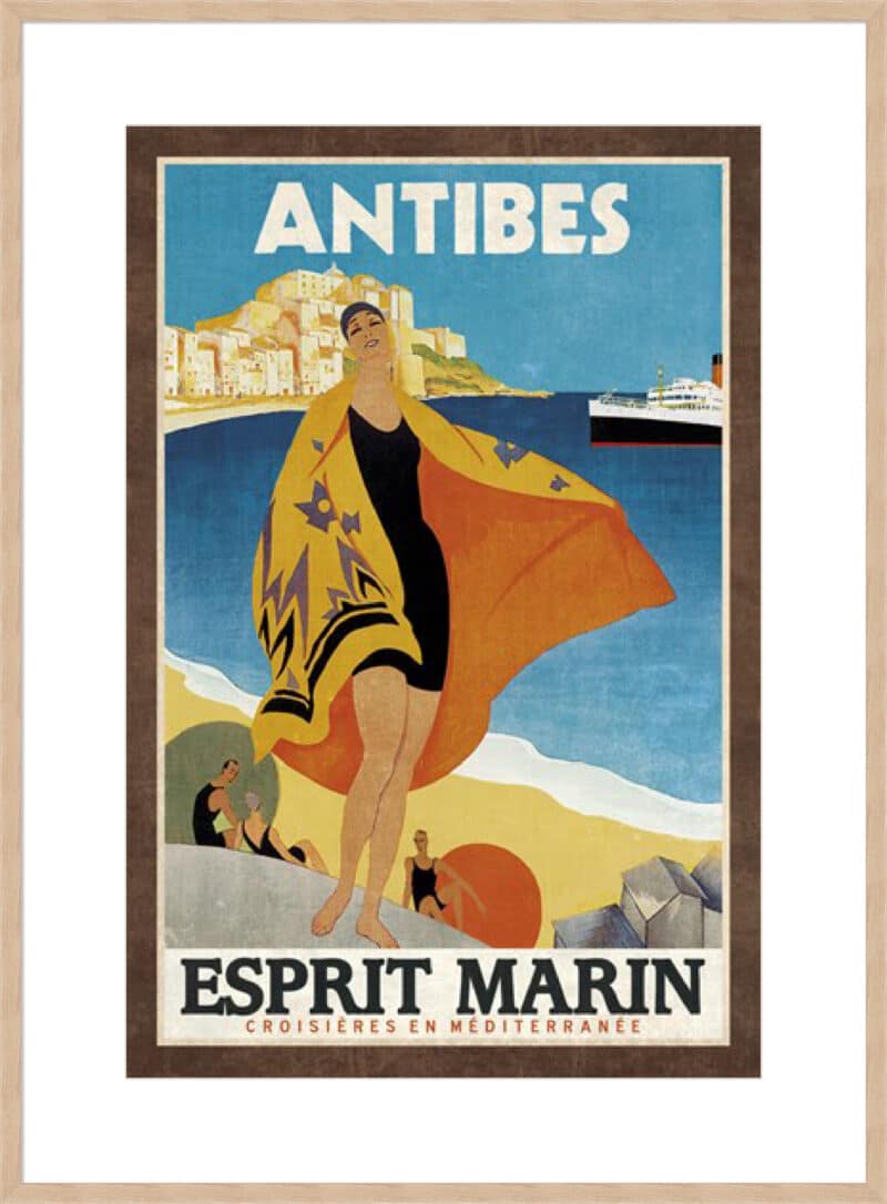 Vintage Cruise Antibes Collection Caprice - 10cm Mount Board Box Natural