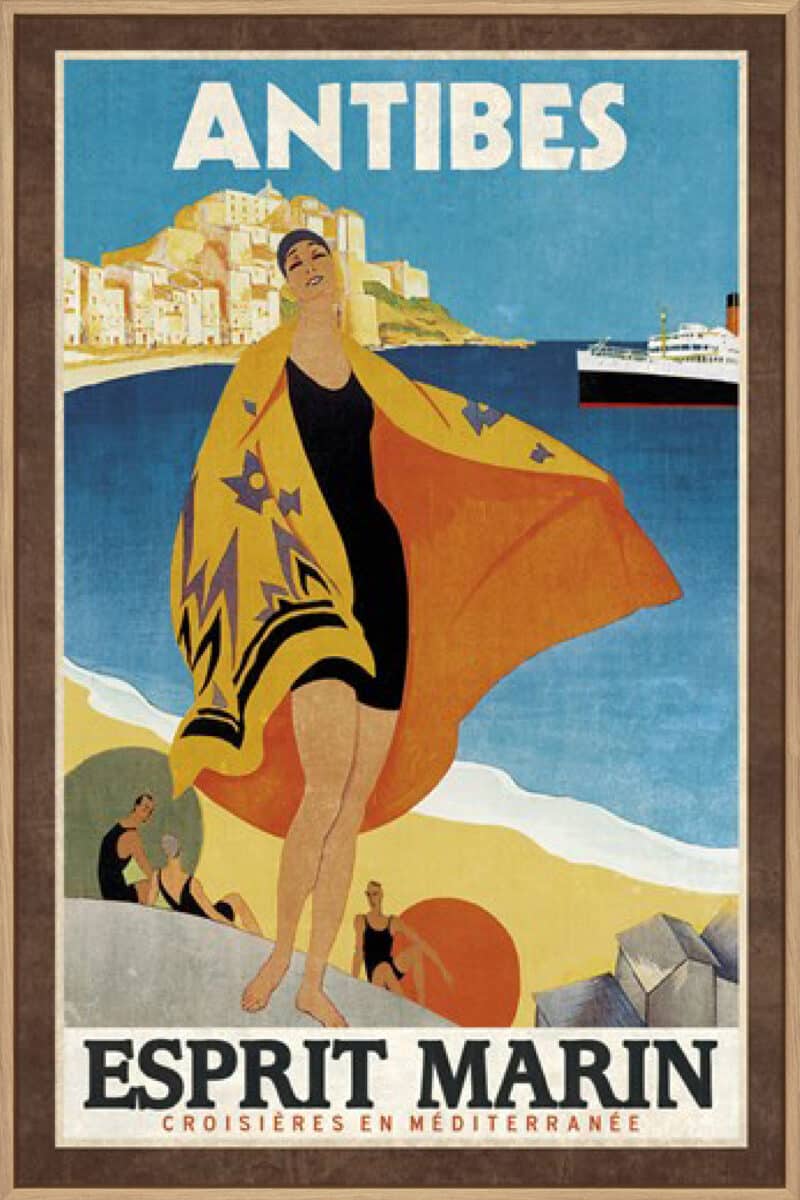 Vintage Cruise Antibes Collection Caprice - Canvas Gallery Natural